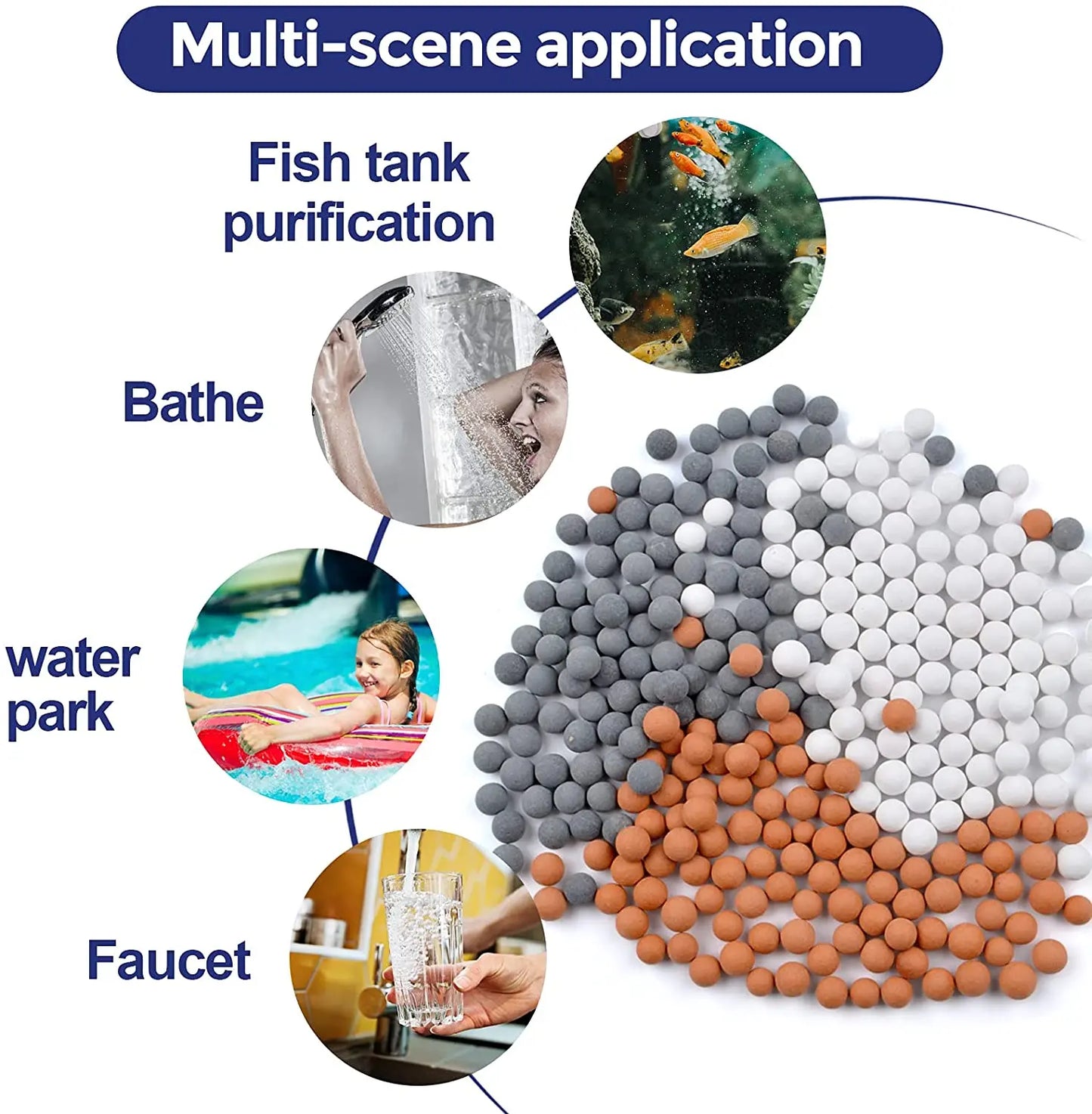 Shower Head Replacement Beads Filter - ZYV WATER