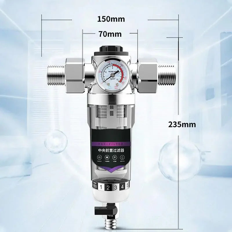 Stainless Steel Mesh 40um Central Prefilter Purifier - ZYV WATER