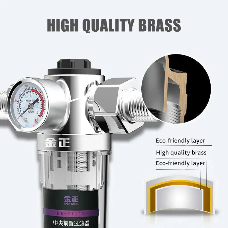 Stainless Steel Mesh 40um Central Prefilter Purifier - ZYV WATER