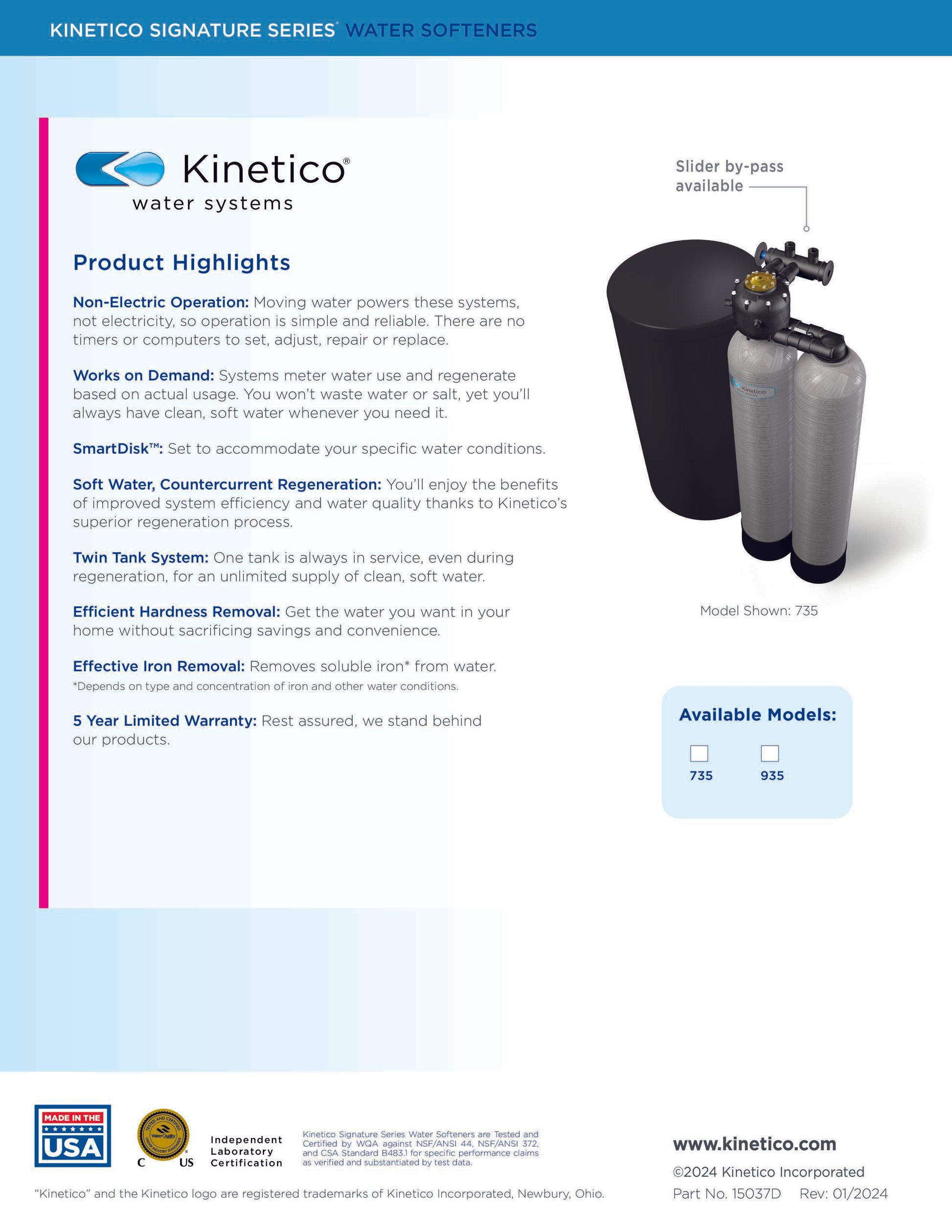 Kinetico Water Softeners, the Signature Series - ZYV WATER