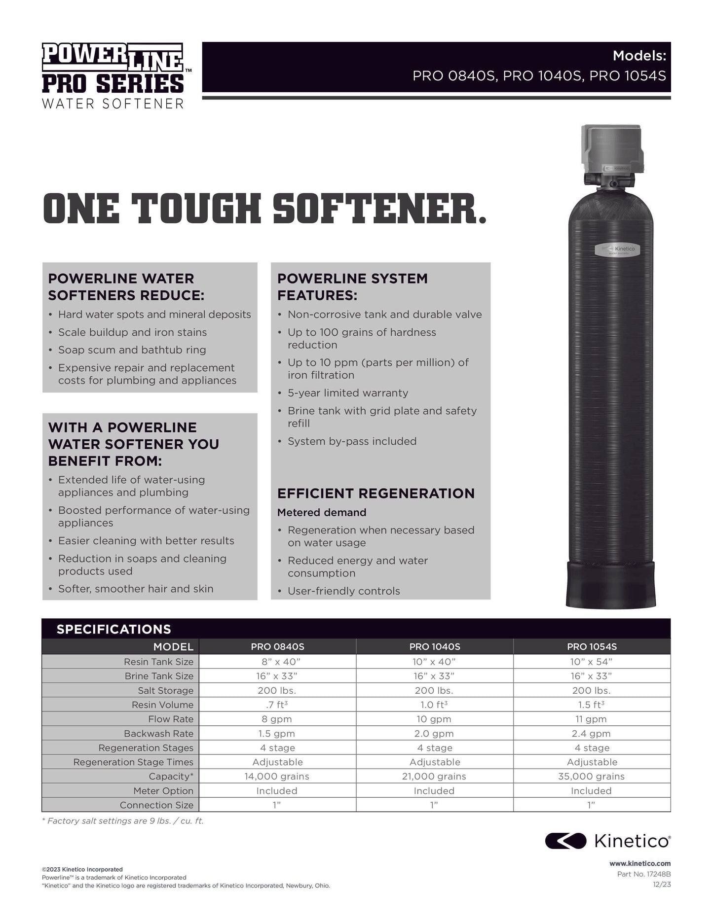 Kinetico Electric Filters and Sofneners, Powerline Series - ZYV WATER