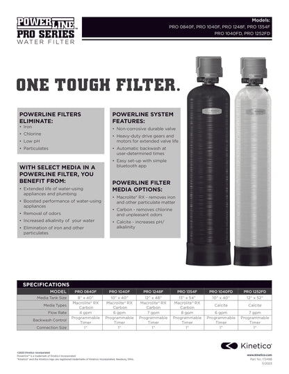 Kinetico Electric Filters and Sofneners, Powerline Series - ZYV WATER