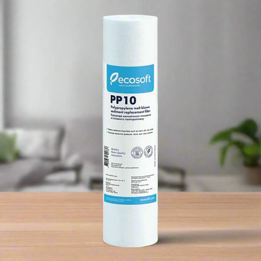 PP melt blown Sediment Replacement Filter 2.5” x 10”,  10 micron - ZYV WATER