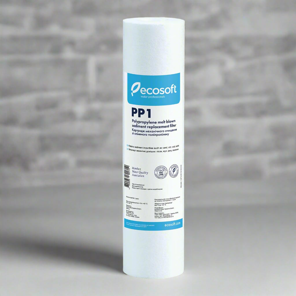 PP melt blown Sediment Replacement Filter 2.5” x 10”,  1 micron - ZYV WATER