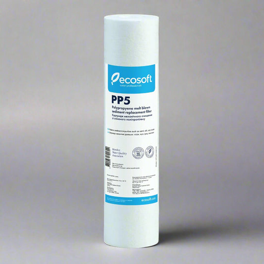 PP melt blown Sediment Replacement Filter 2.5” x 10”,  5 micron - ZYV WATER