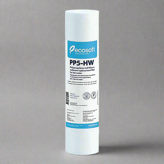 PP melt blown Sediment Replacement Filter 2.5” x 10”,  5 micron, Hot Water - ZYV WATER