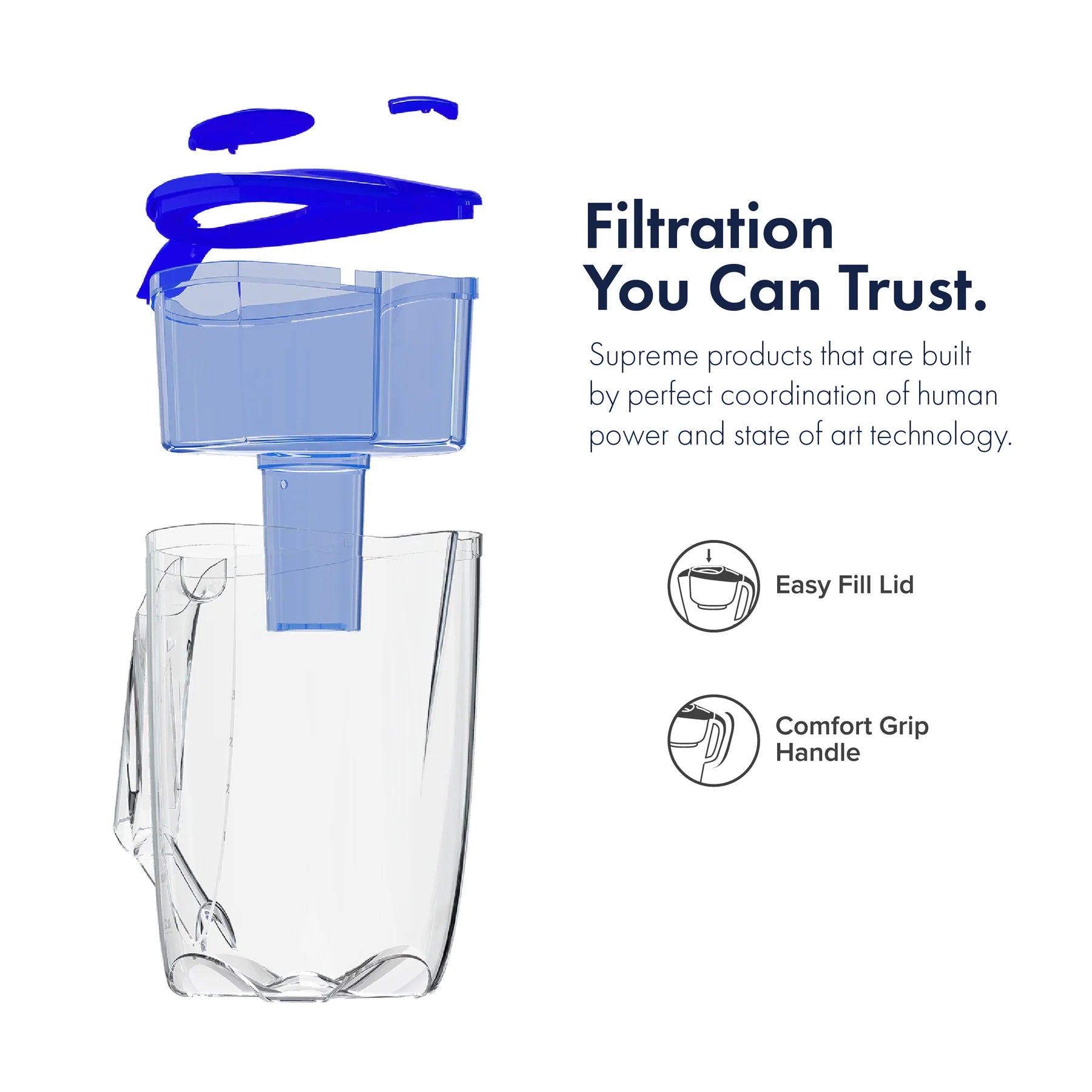 MAXIMA Pitcher Filter, Blue - ZYV WATER